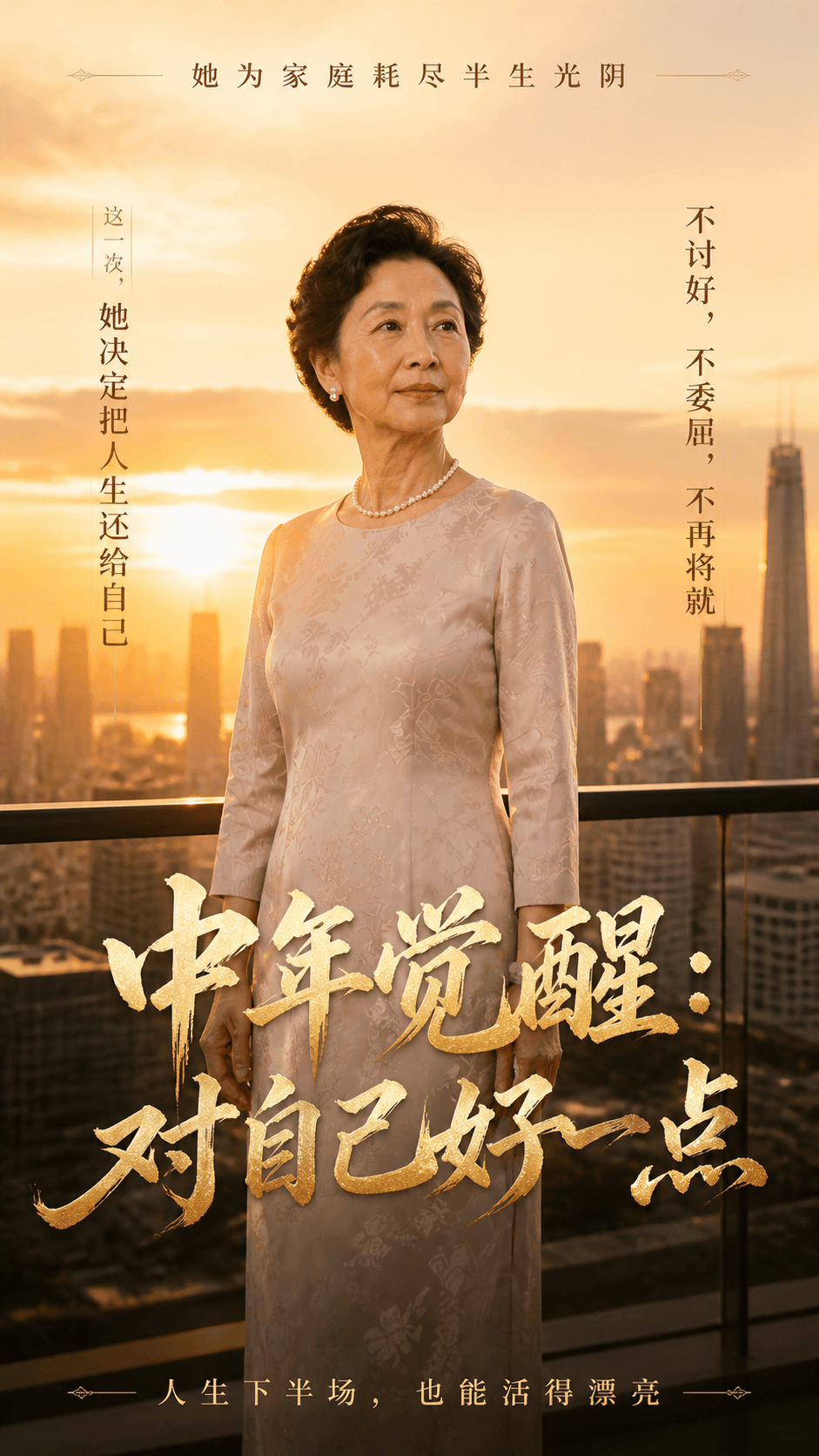 中年觉醒对自己好一点