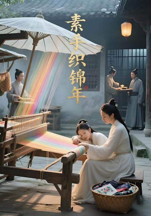 素手織錦年