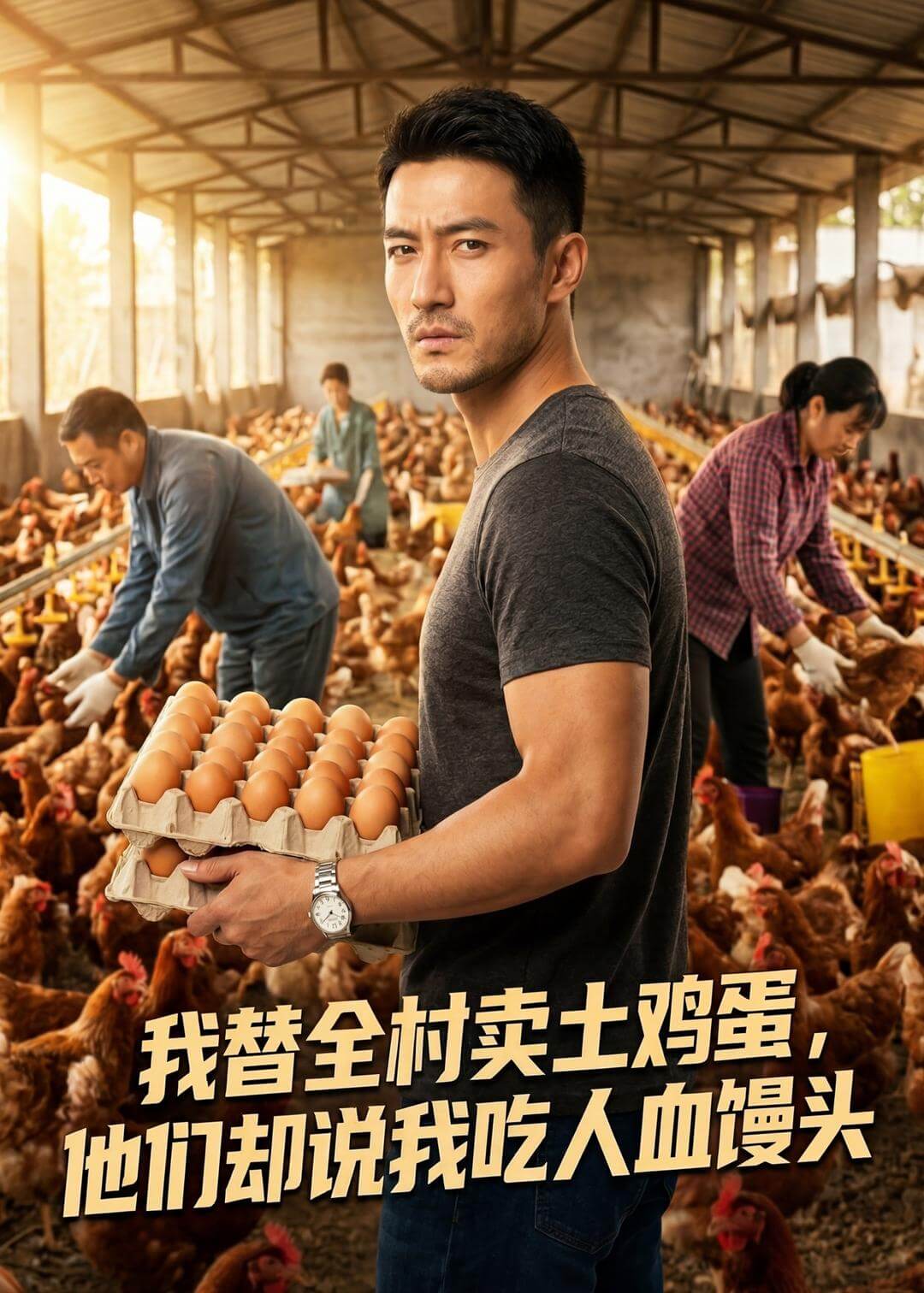 我替全村卖土鸡蛋，他们却说我吃人血馒头
