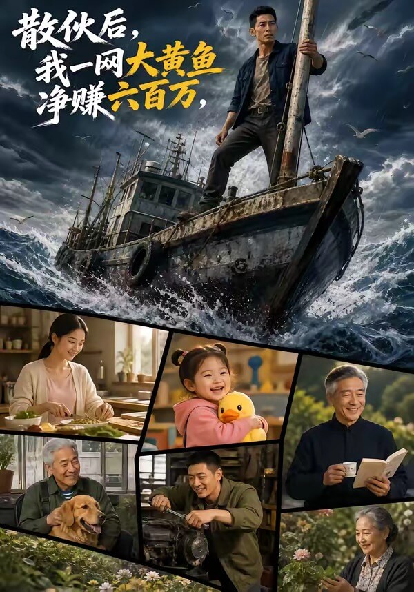 散夥後，我一網大黃魚凈賺六百萬