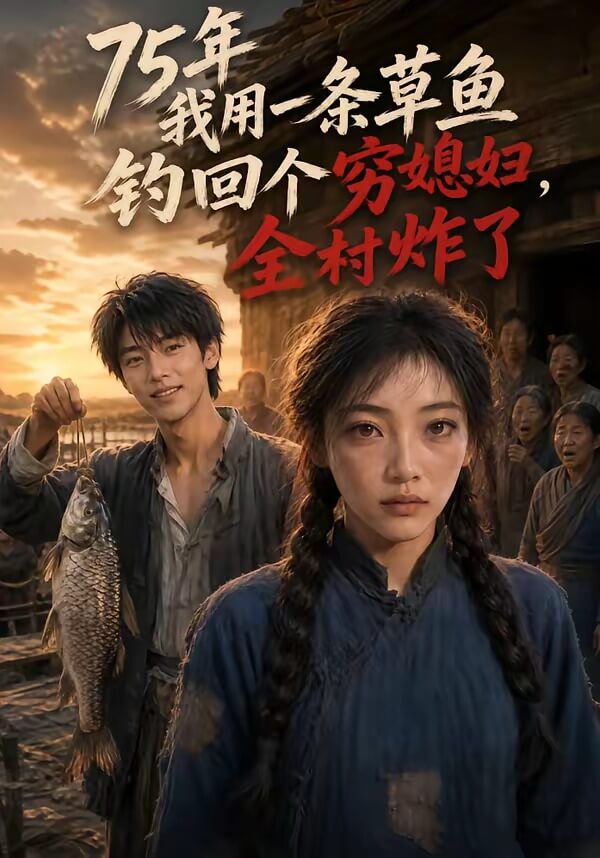 75年我用一條草魚釣回個窮媳婦全村炸了