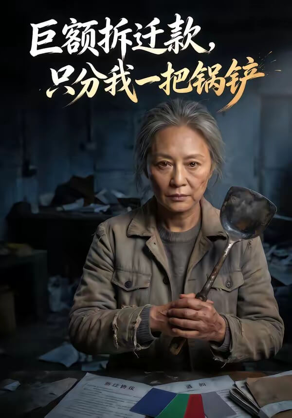 巨額拆遷款,只分我一把鍋鏟