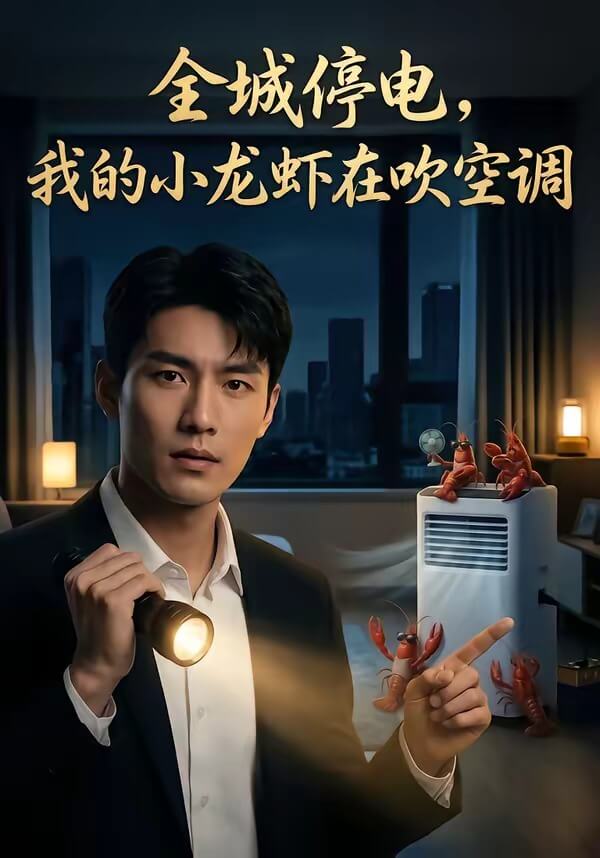 全城停電,我的小龍蝦在吹空調