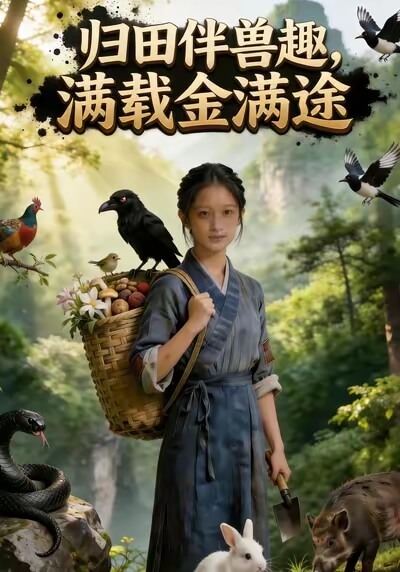 歸田伴獸趣，滿載金滿途